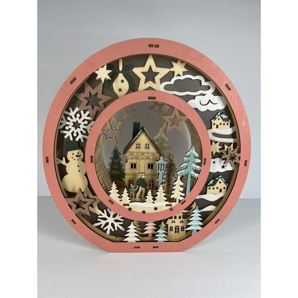 Anthropologie Monogram Wonderland Light-Up Letter “O” Handpainted Open Box - Picture 2 of 7